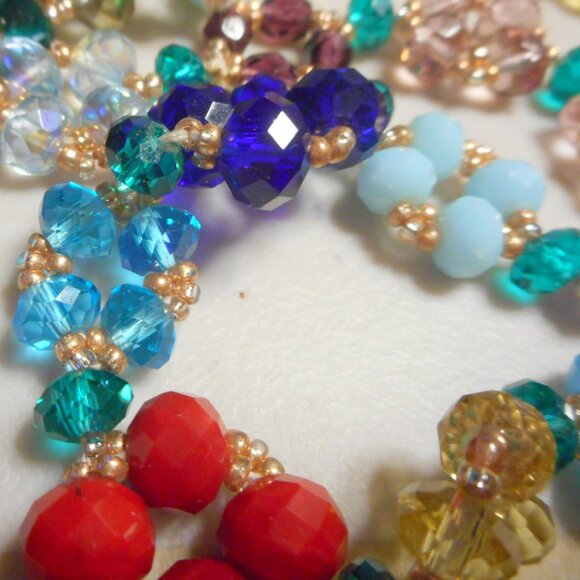 HandCrafted Necklace over 25"  ...… variety of colors - Picture 5 of 15